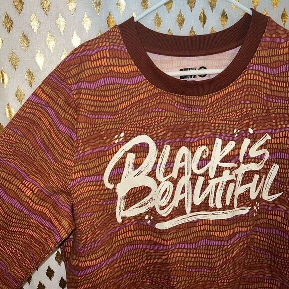 Black is beautiful sweater pull over crewneck sweatshirt target size XL - Picture 5 of 5
